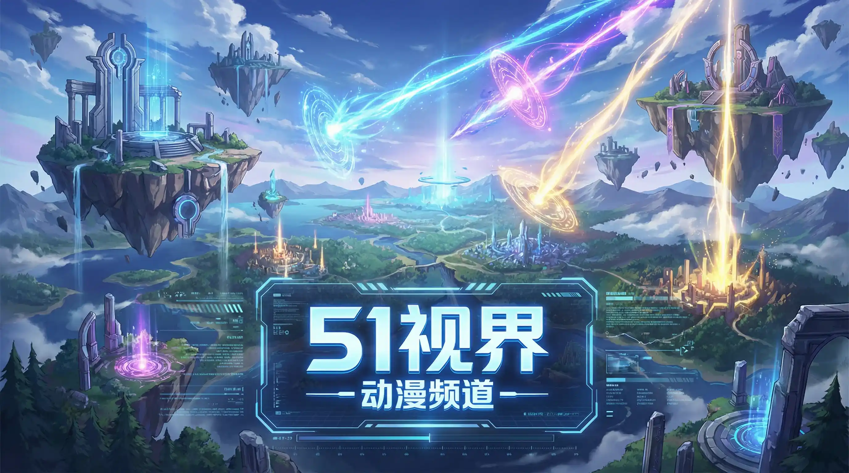 奇幻动漫世界浮空岛屿 - 51爆料 动漫资讯
